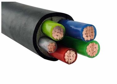 Único fumo do PVC do cabo distribuidor de corrente XLPE de baixa tensão do núcleo baixo zero fios do halogênio