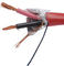Condutor de cobre flexível blindado avaliado do revestimento de PVC do cabo do fogo do isolamento de XLPE